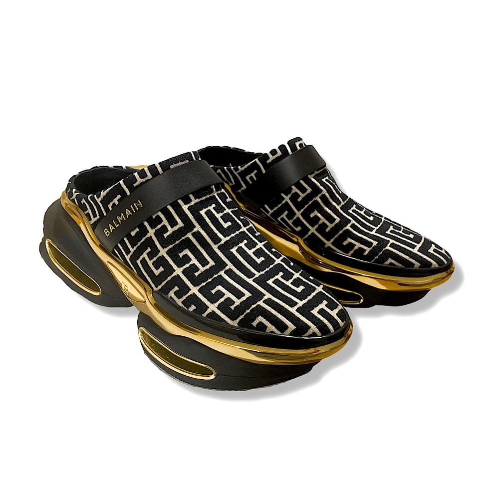 BALMAIN B-Bold Women’s Slip-on Sneakers Sz 9